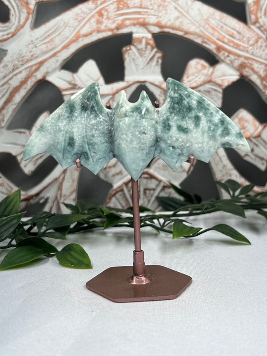 Blue Green Jasper Bat