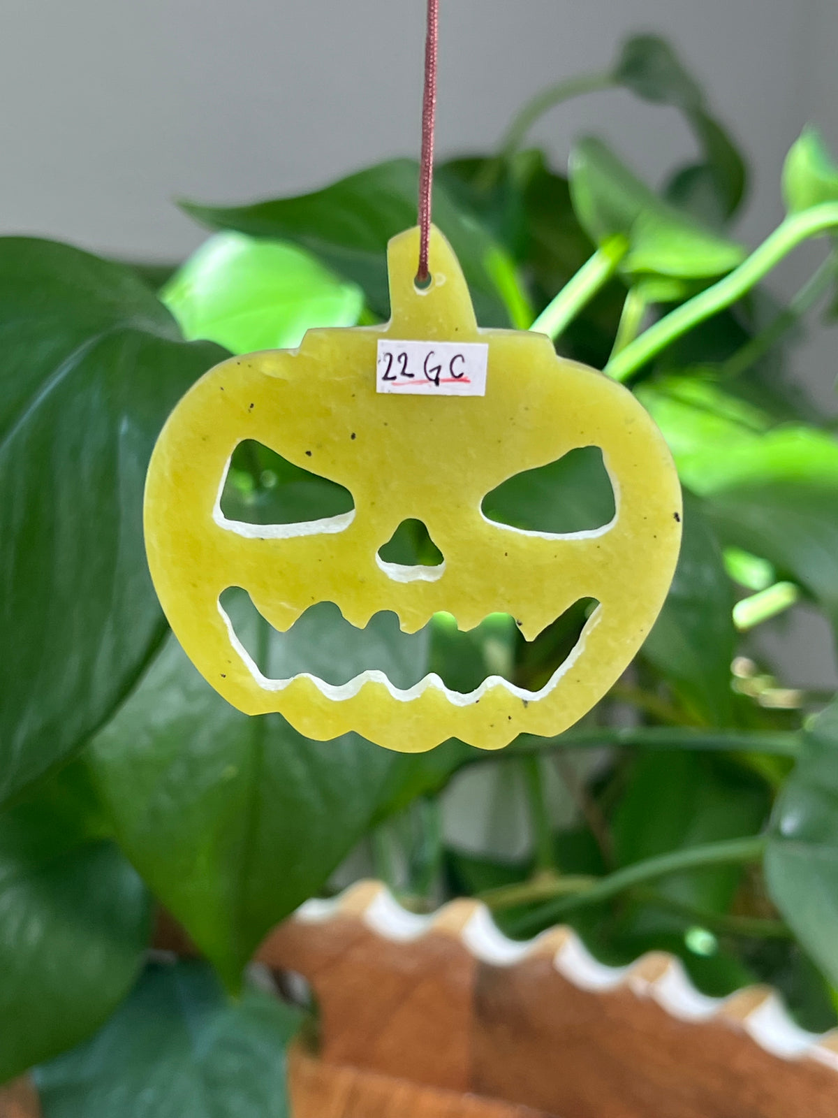 Idocrase Jack-O-Lantern Ornaments