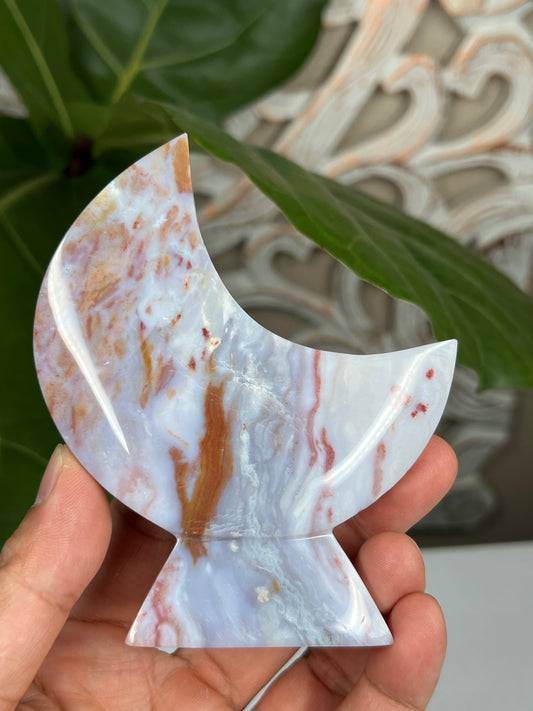 Milky Jasper Moon