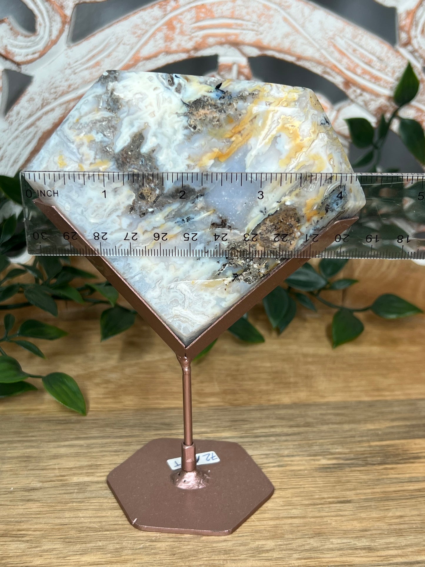 Dendritic Tiger Agate Diamond