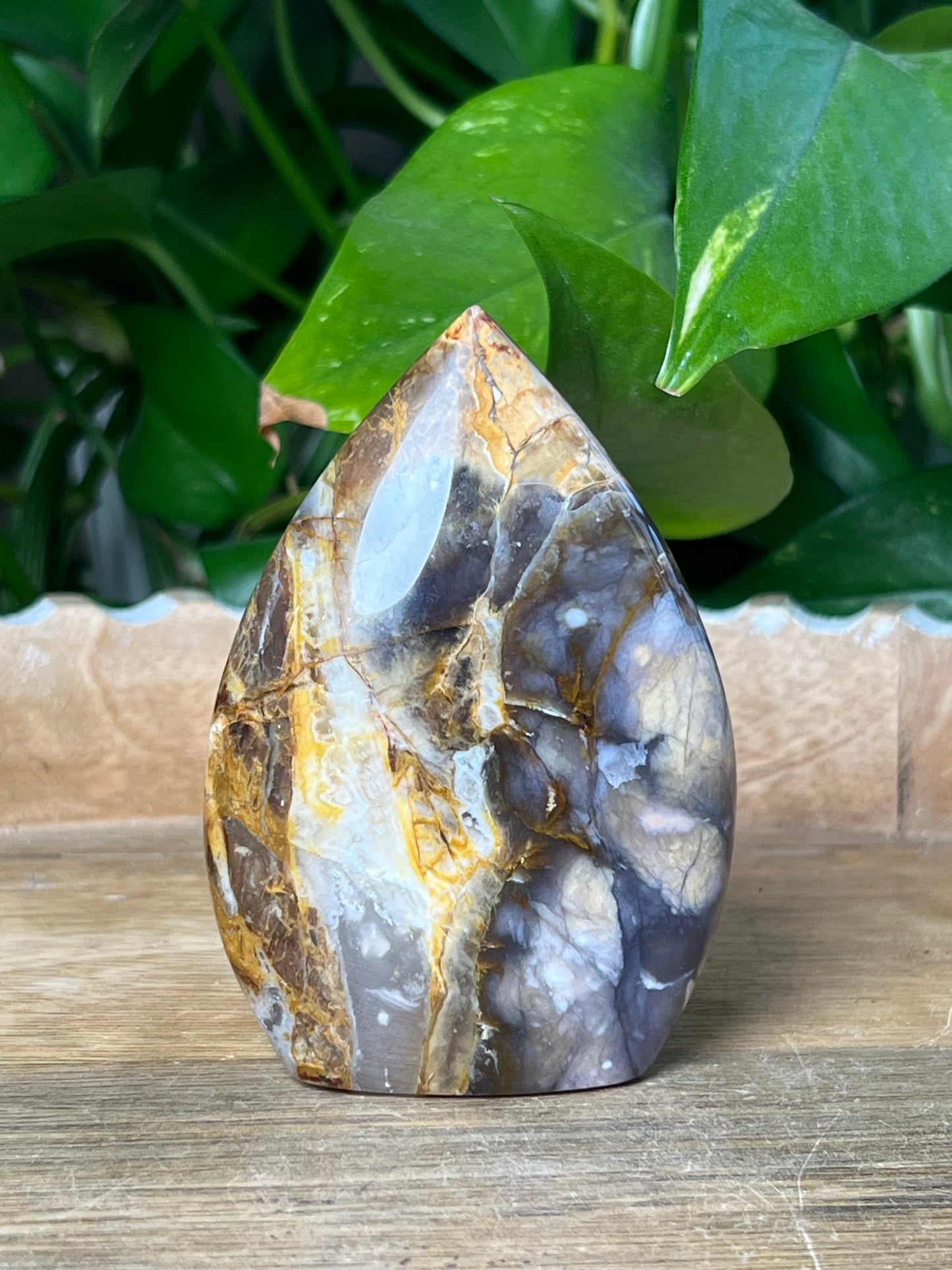 Purple Chalcedony Flame