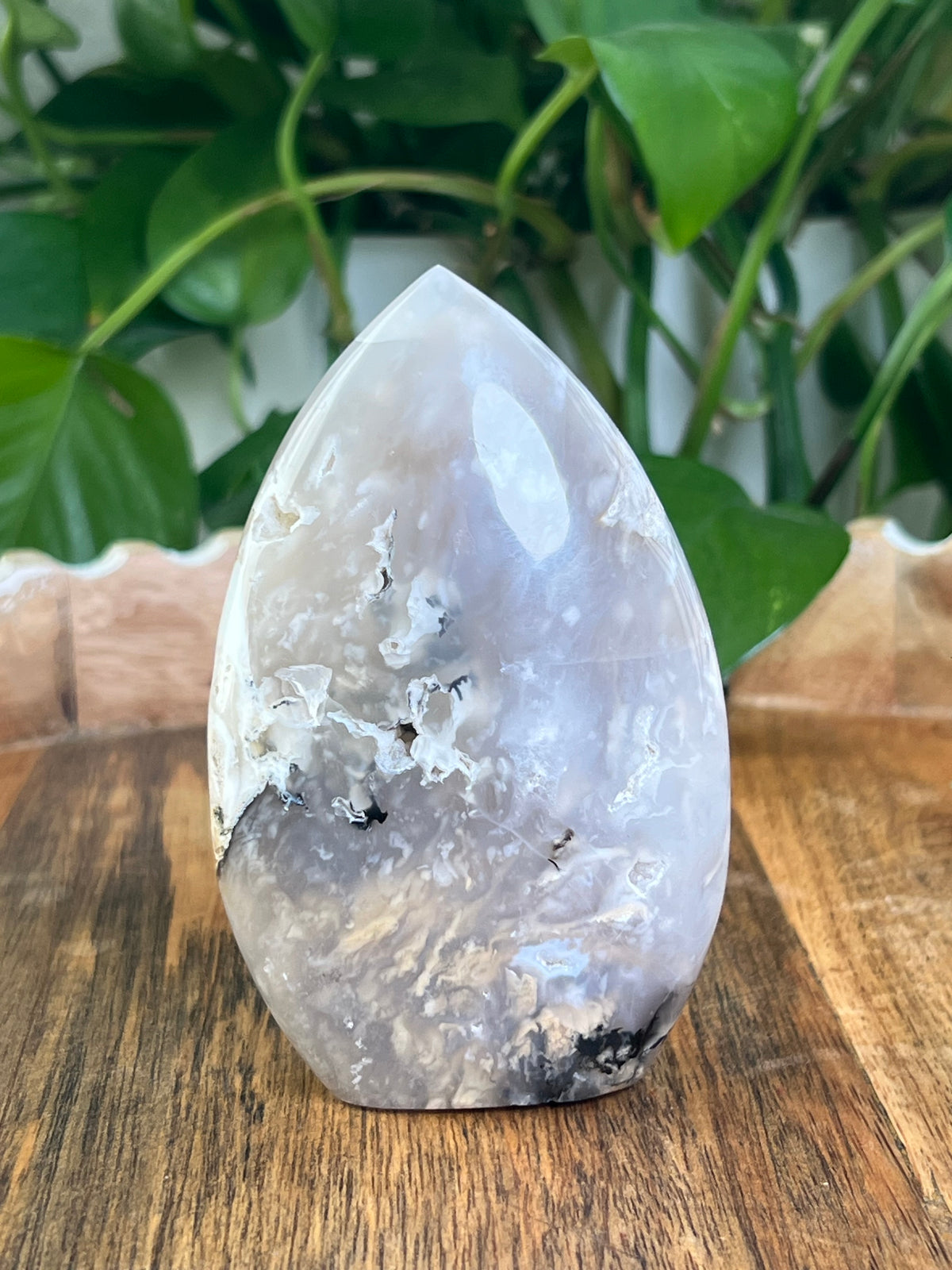 Dendritic Tiger Agate Flame: RA