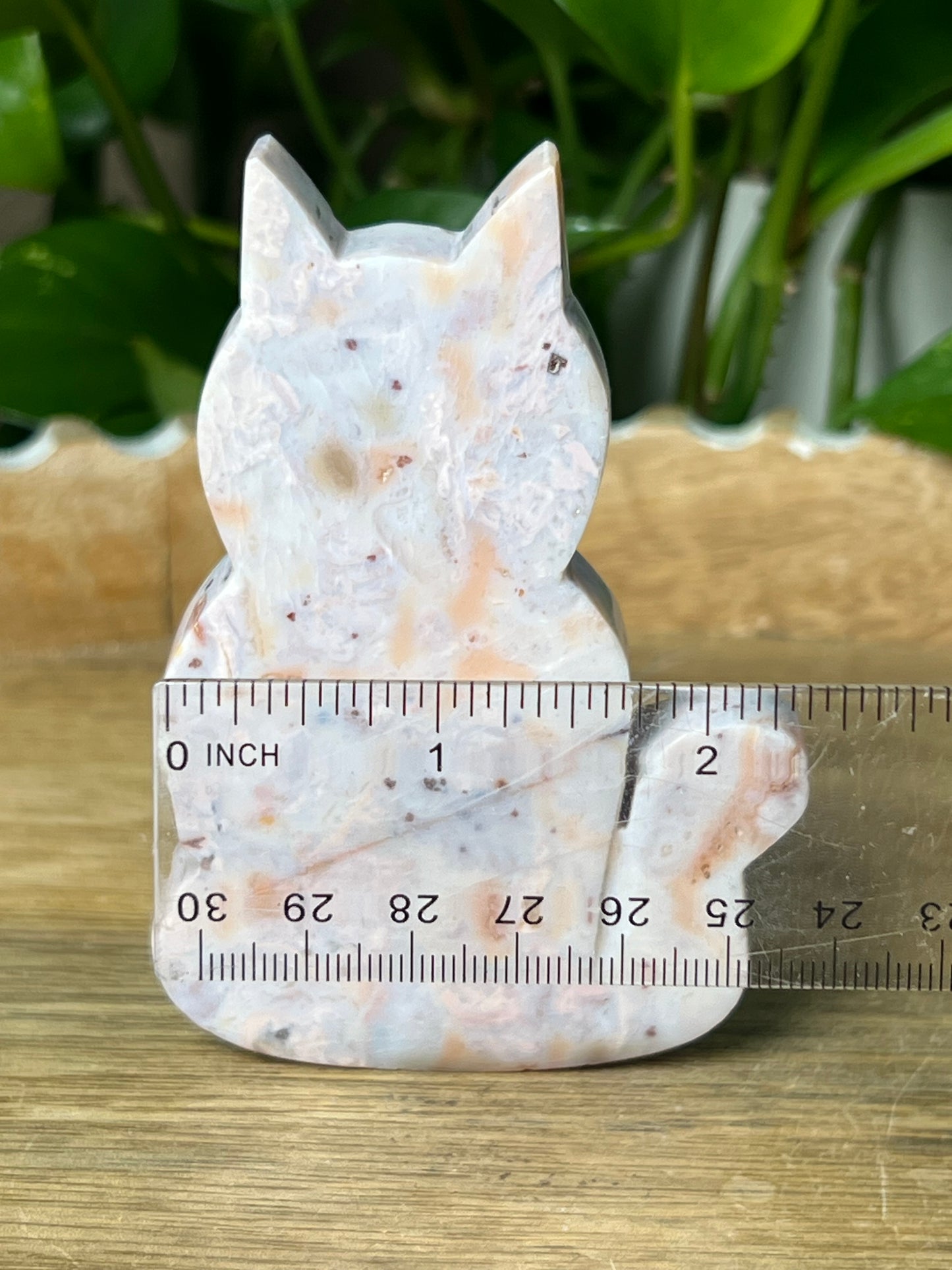 Pink Carnelian Cat