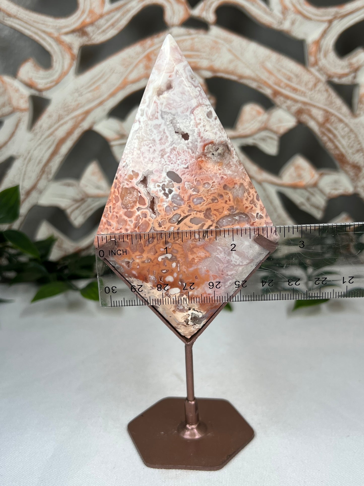 Pink Carnelian Diamond