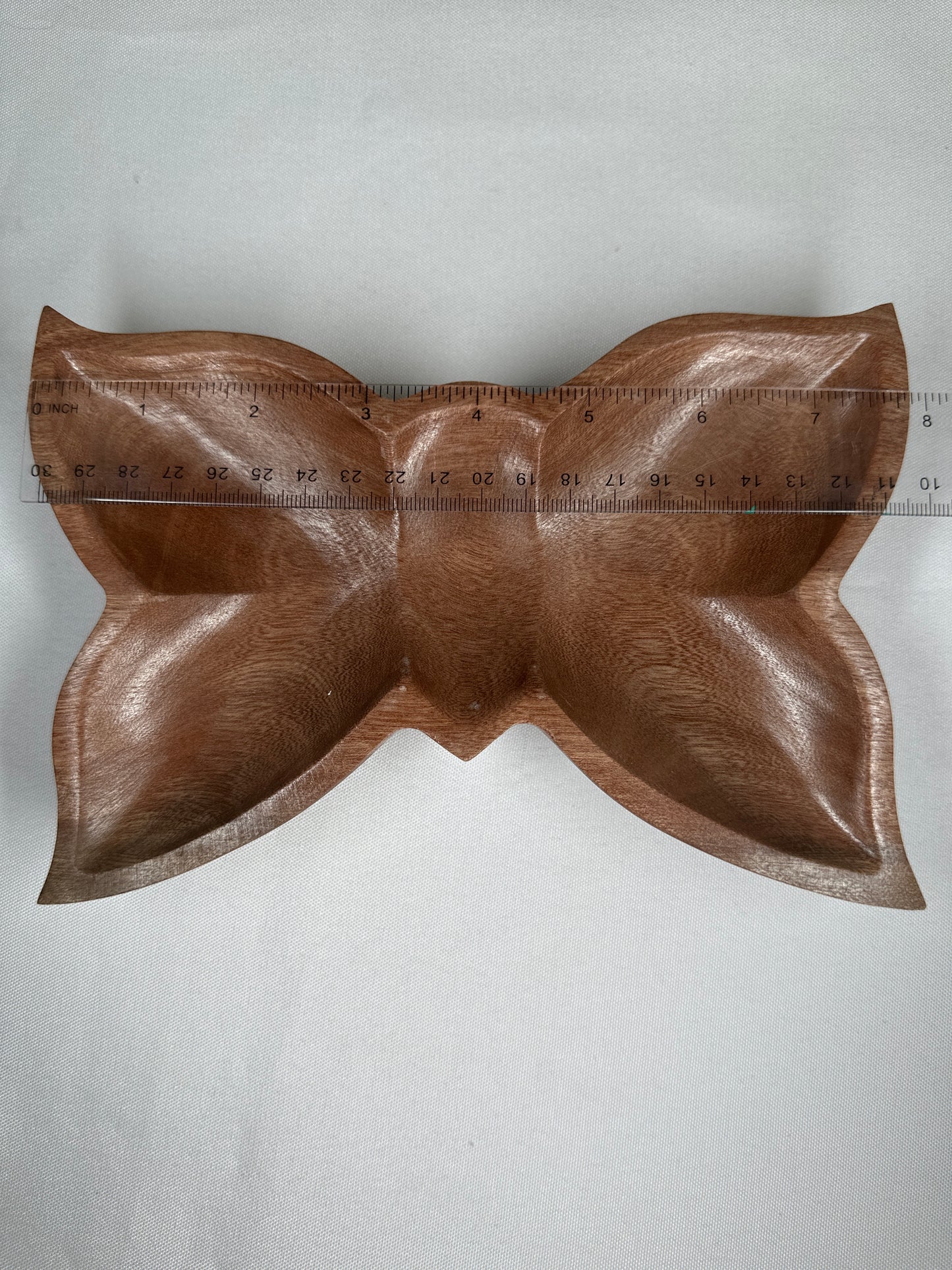 Wooden Butterfly Dish