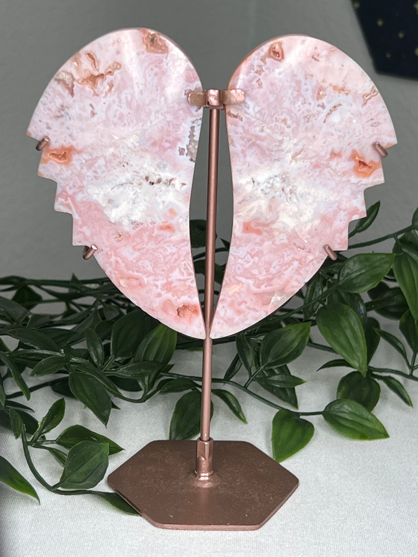 Pink Carnelian Wings