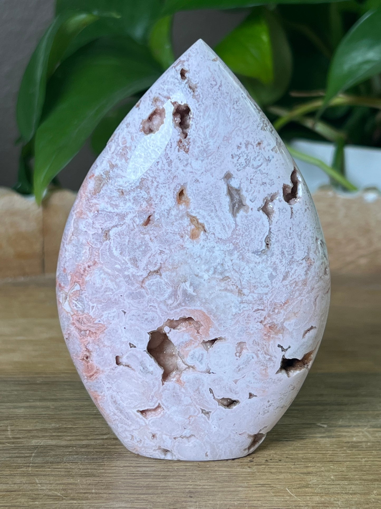 Pink Carnelian Flame