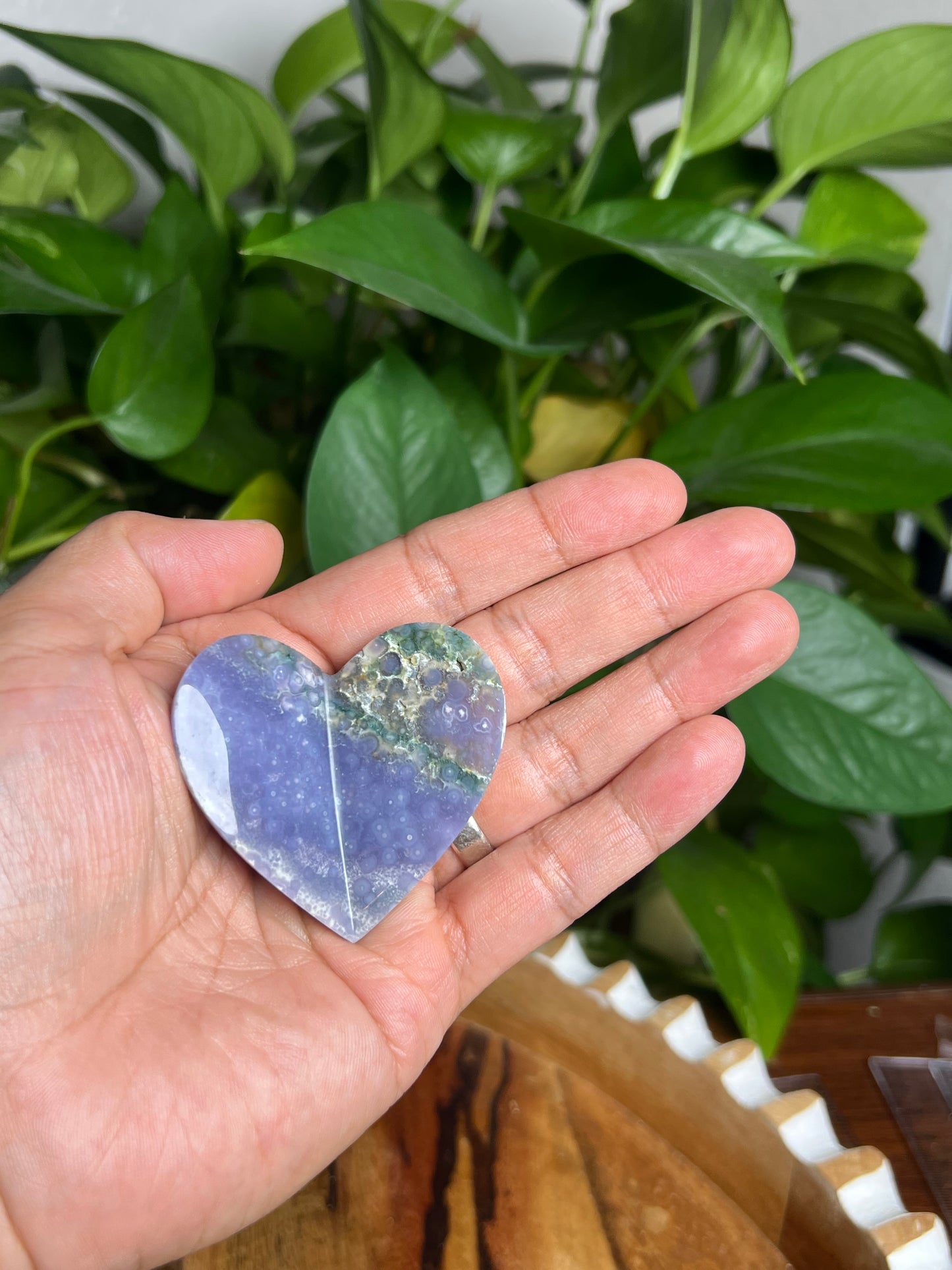 Grape Agate 3D Butterfly BL