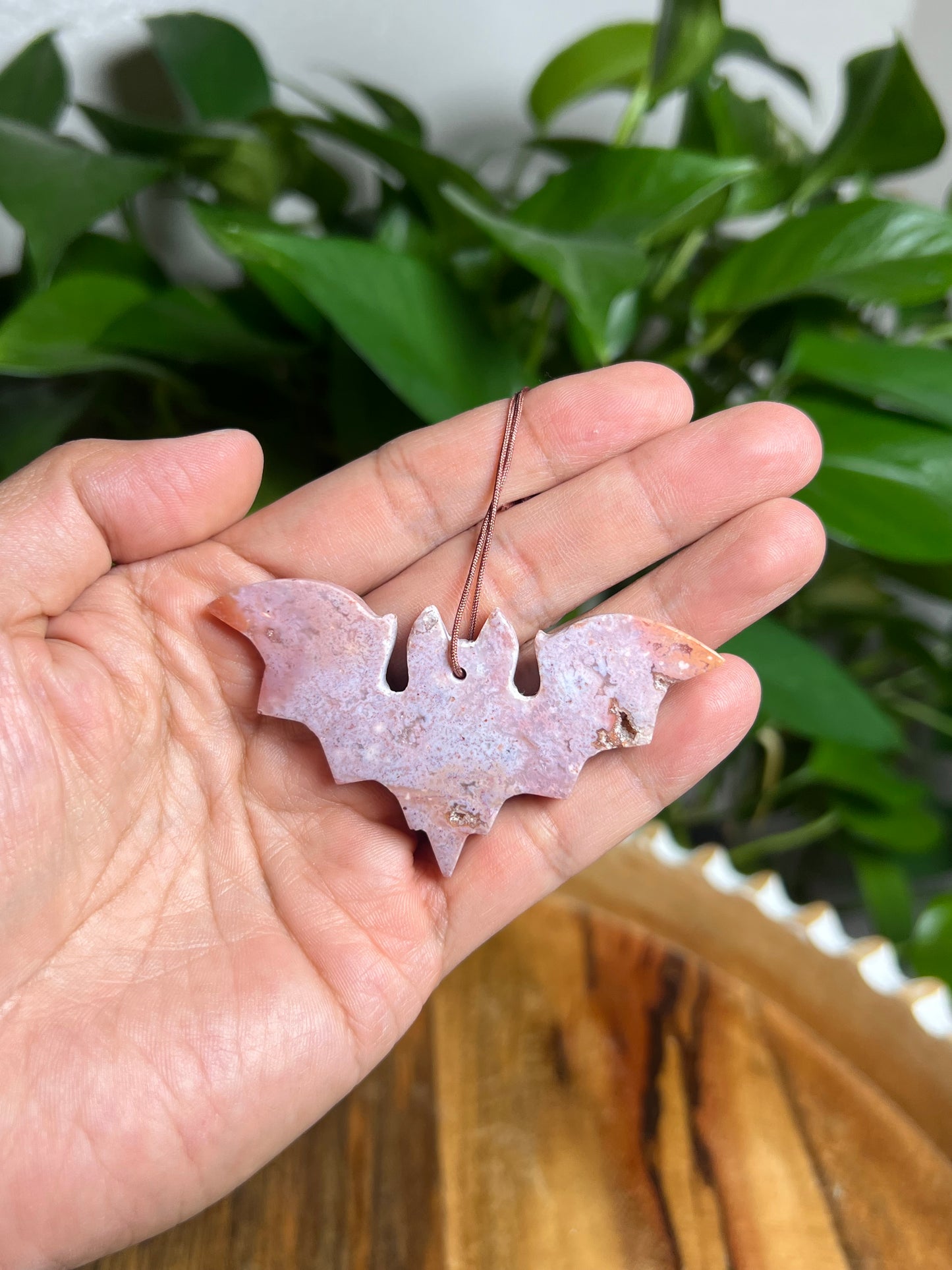 Carnelian Ornament Bat: X