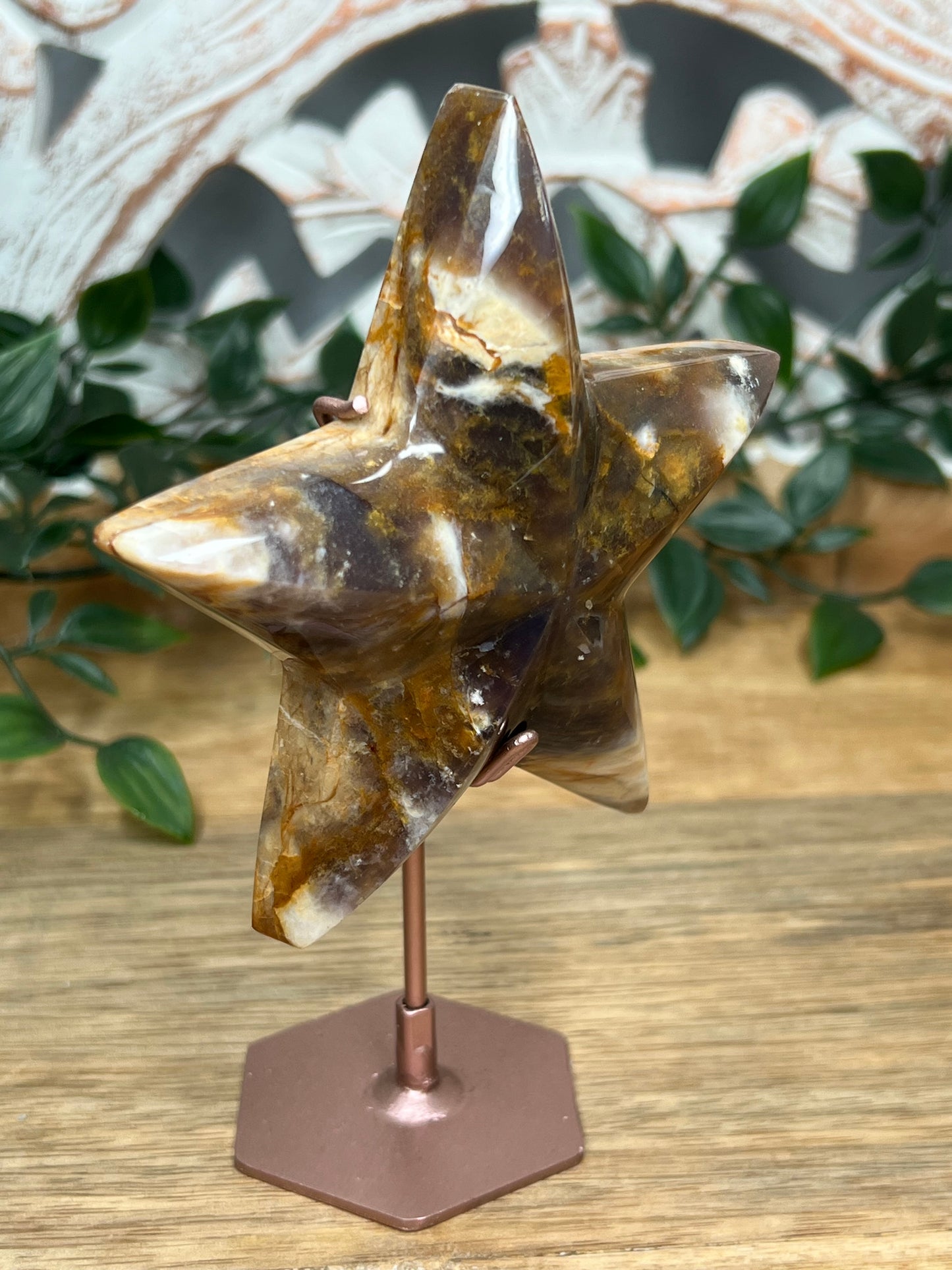 Purple Chalcedony Star