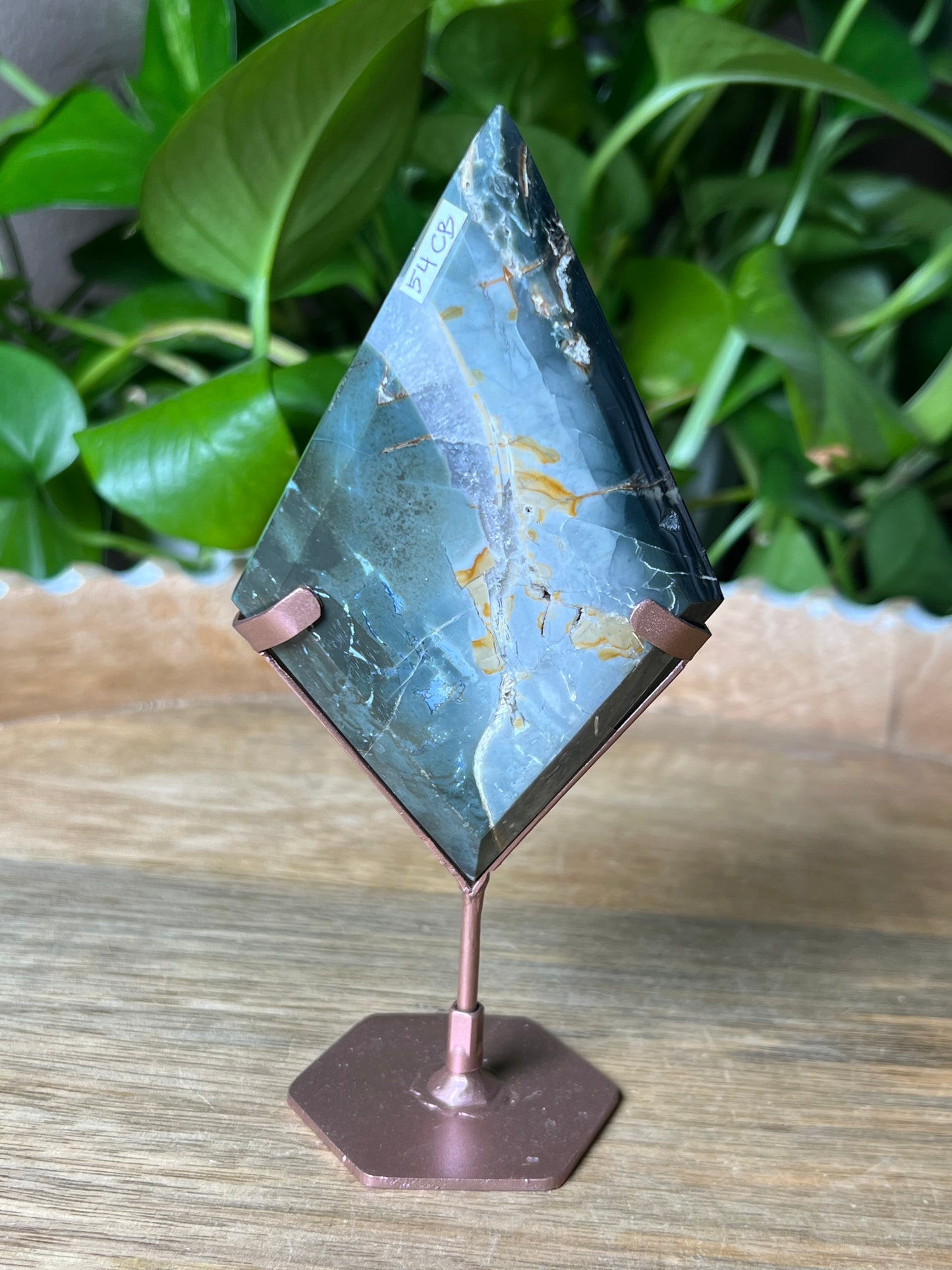Blue Green Jasper Diamond
