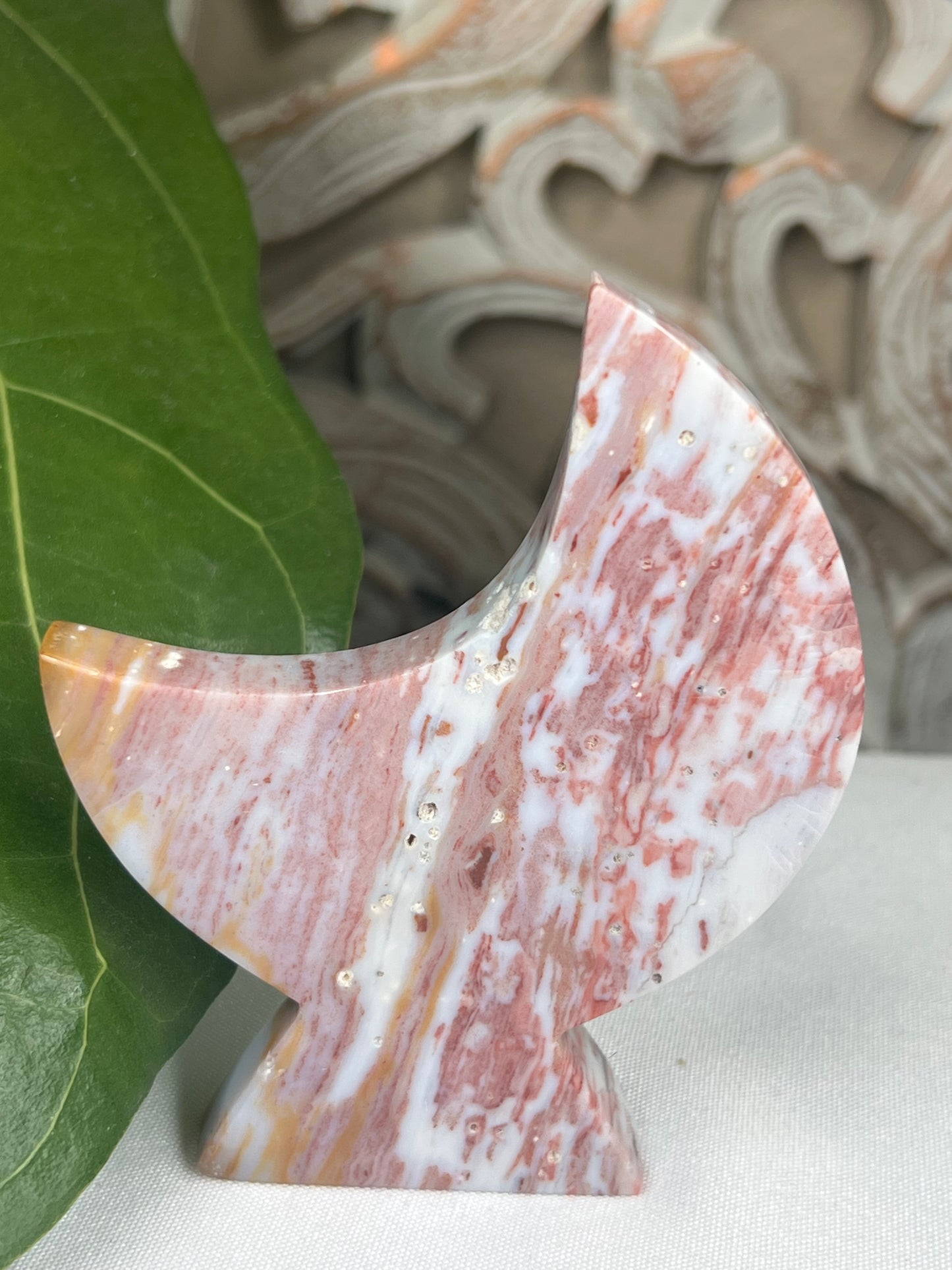 Milky Jasper Moon