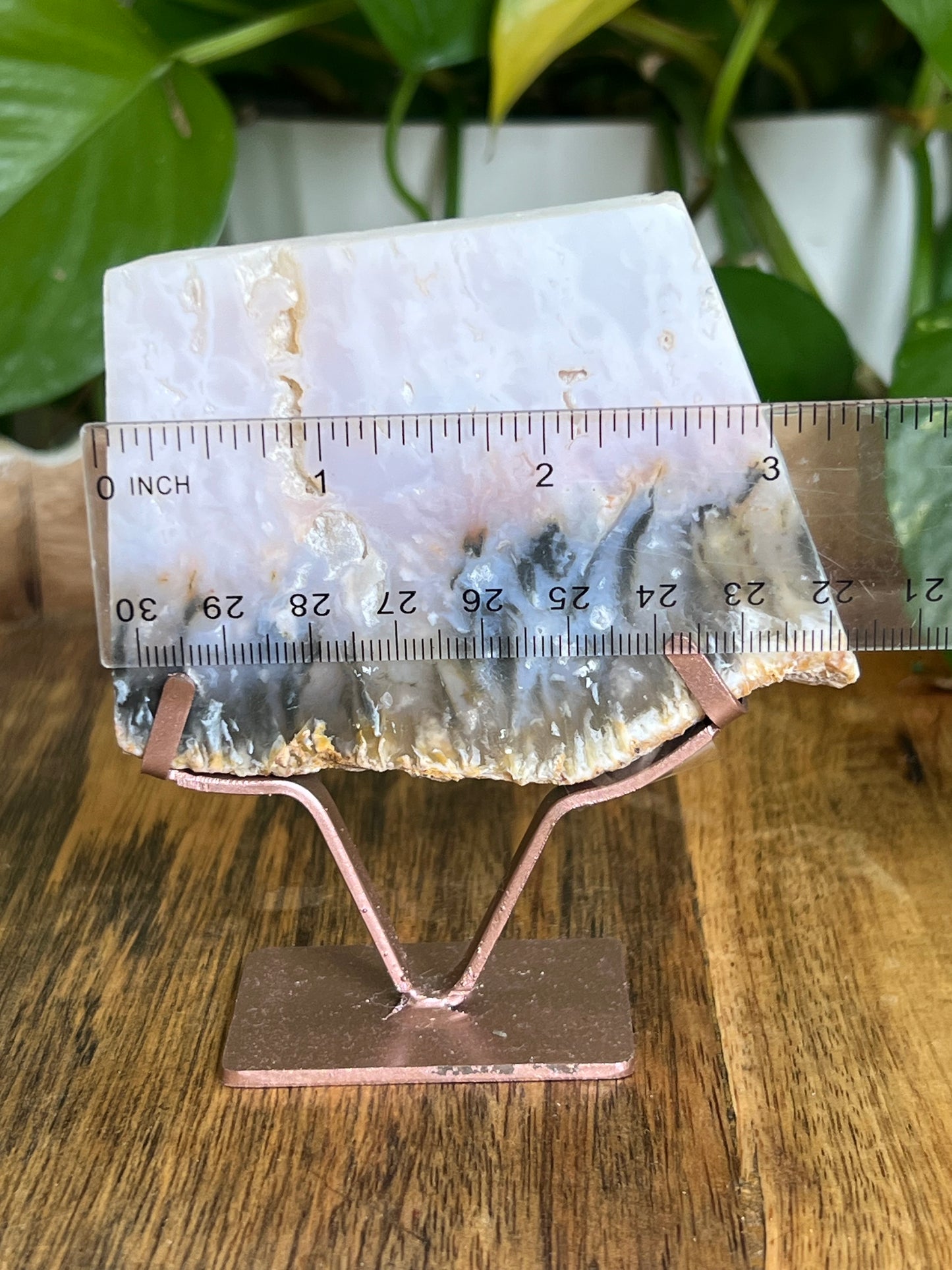 Rainbow Plume Agate Slab AS