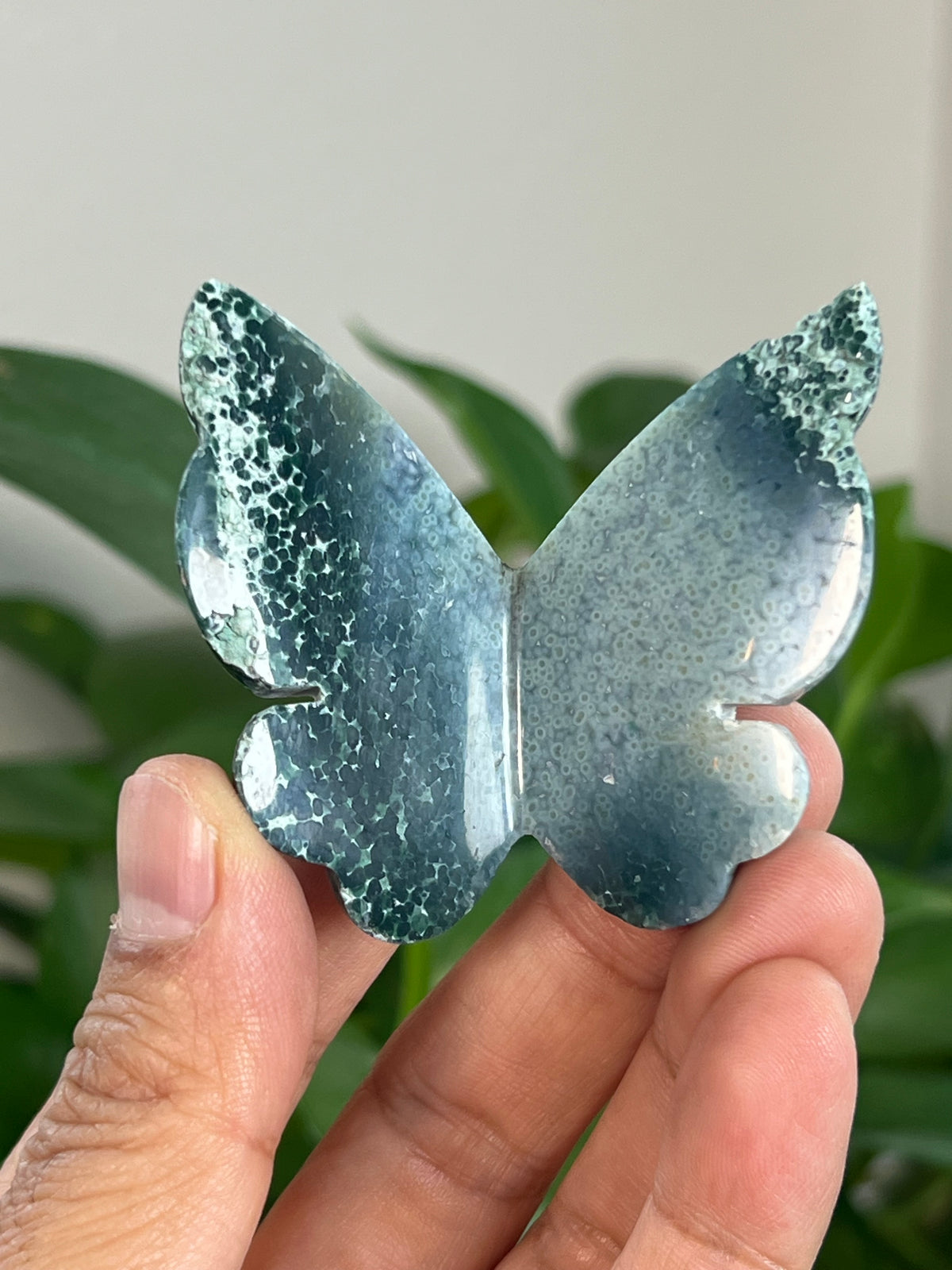 Grape Agate 3D Butterflies