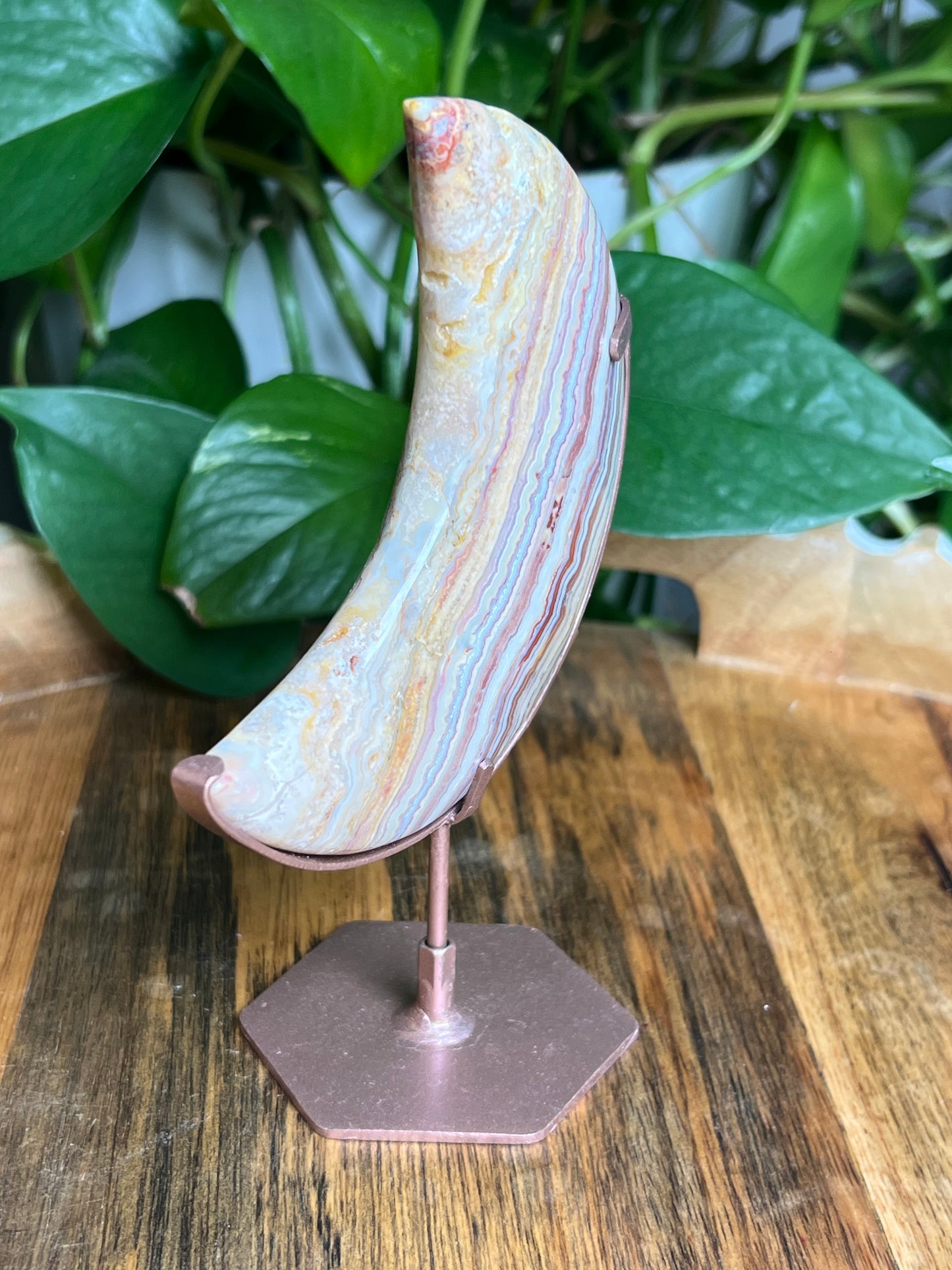 Crazy Lace Agate Moon: MO