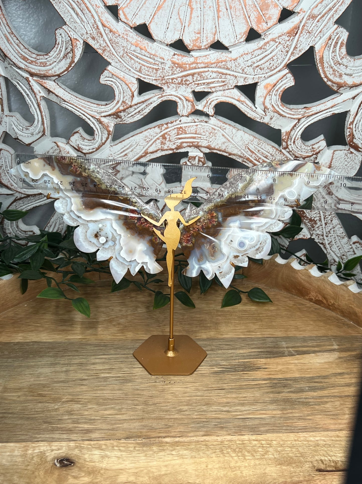 Scenic Moss Agate Wings