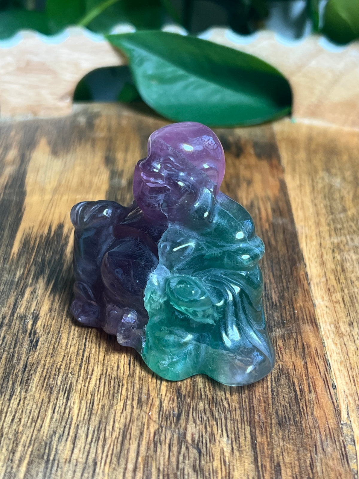 Fluorite Buddha: AB