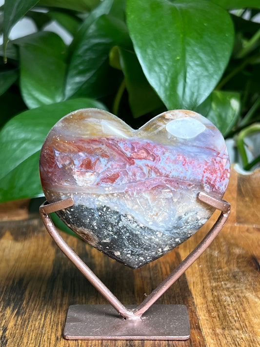 River Jasper Heart: F
