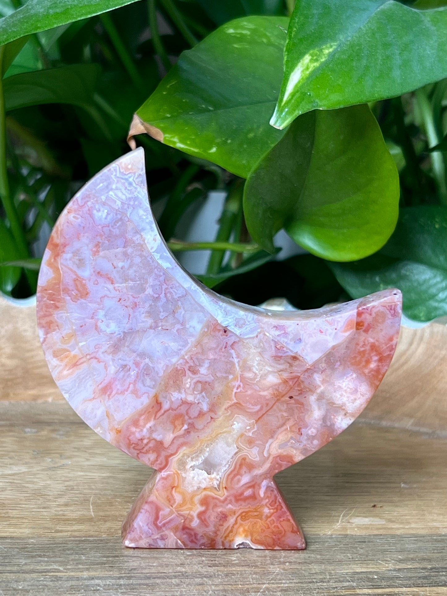 Pink Carnelian Moon
