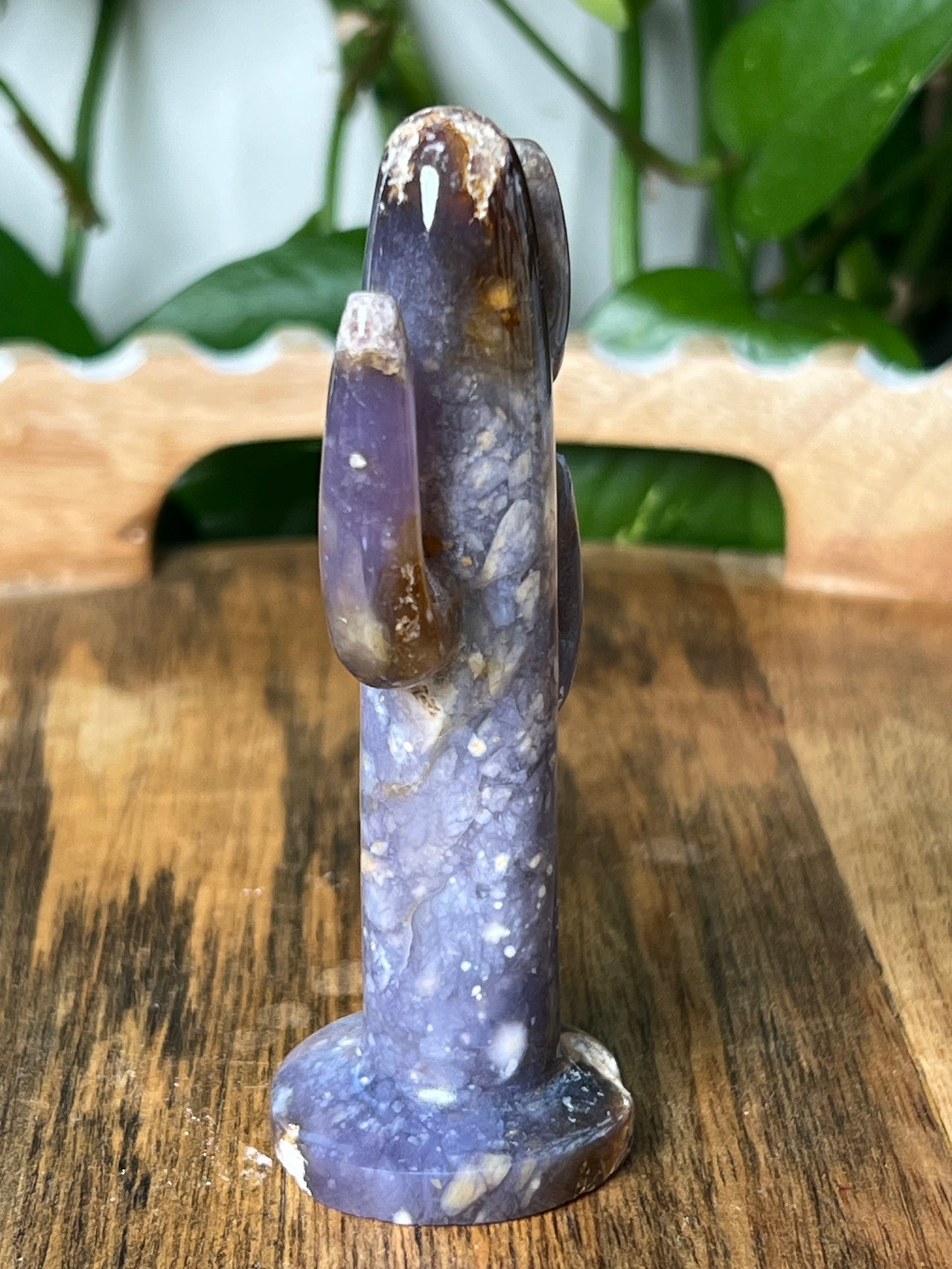 Purple Chalcedony Cactus