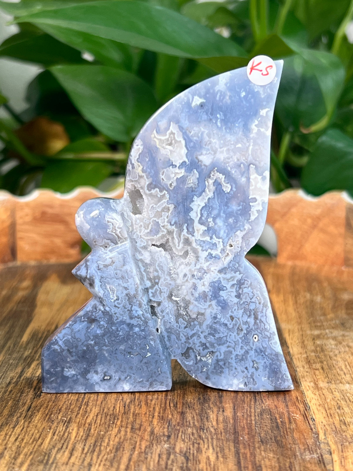 Blue Plume Agate Fairies
