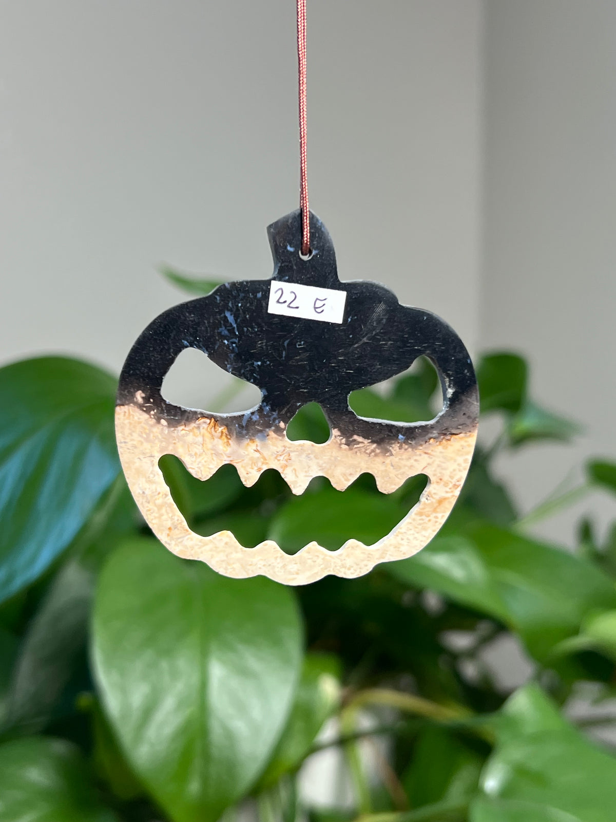 Palm Root Pumpkin Ornaments
