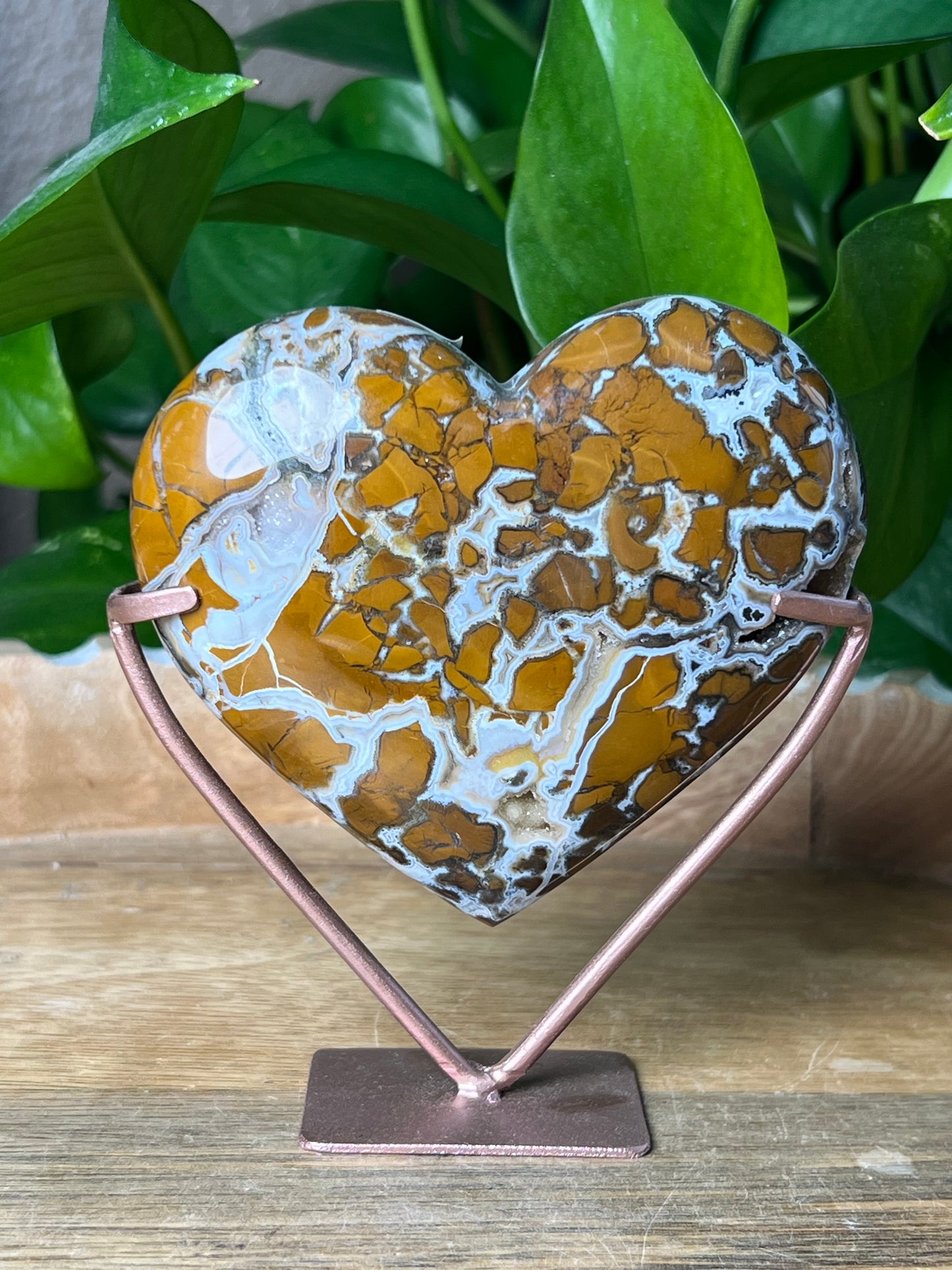 Brecciated Jasper Heart