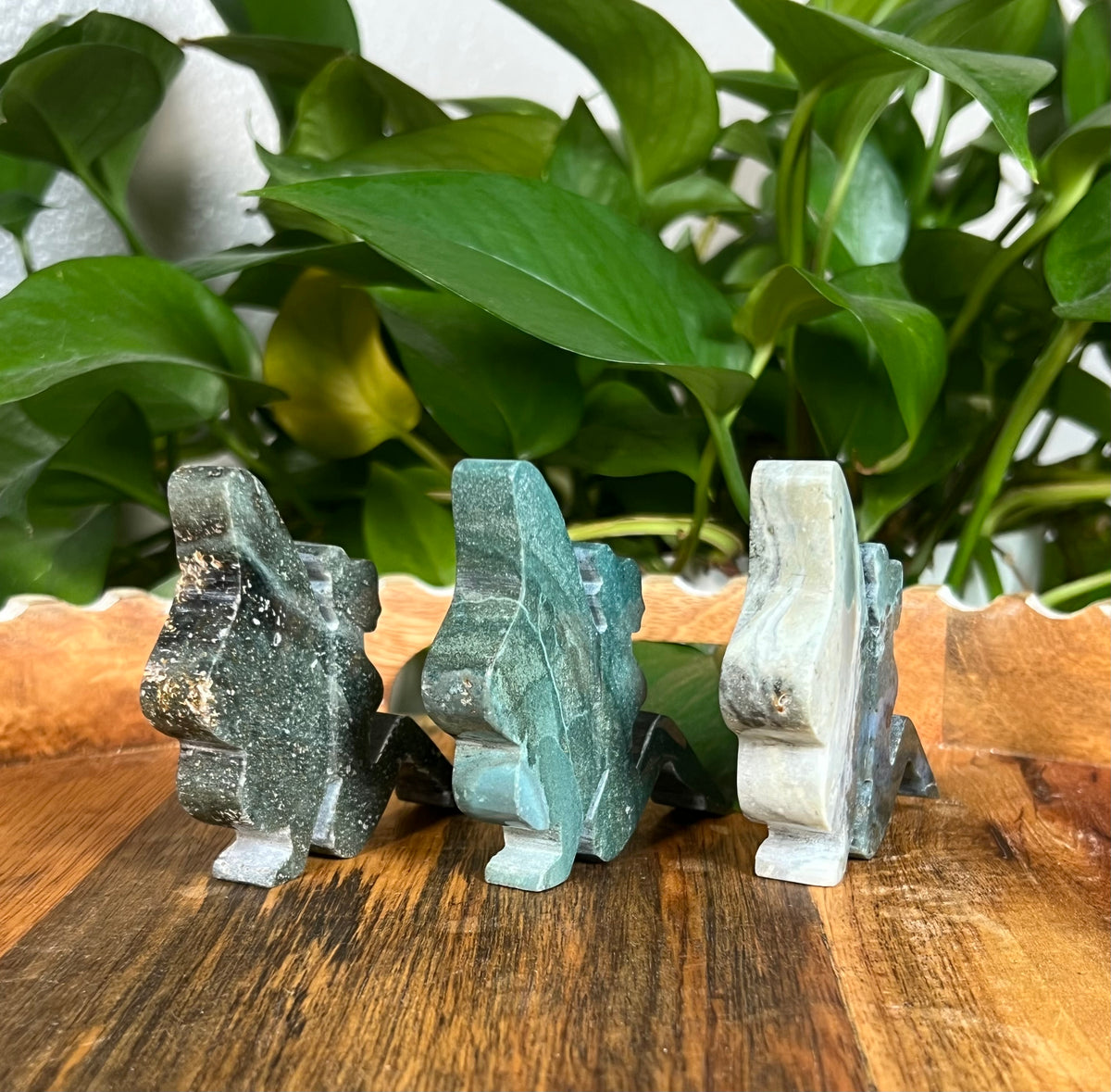Blue Green Jasper Pixie Fairies