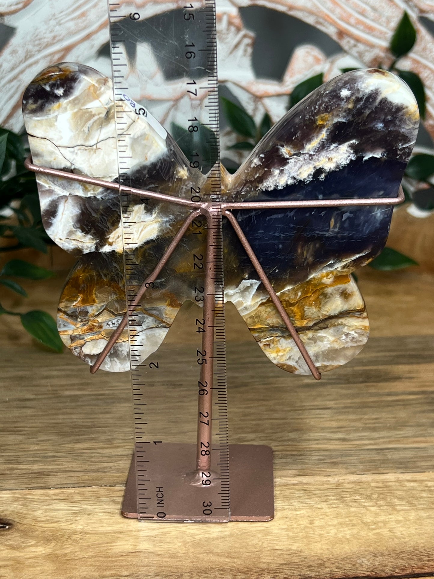 Purple Chalcedony Butterfly