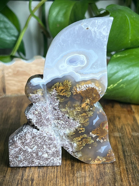 Scenic Moss Agate Fairy