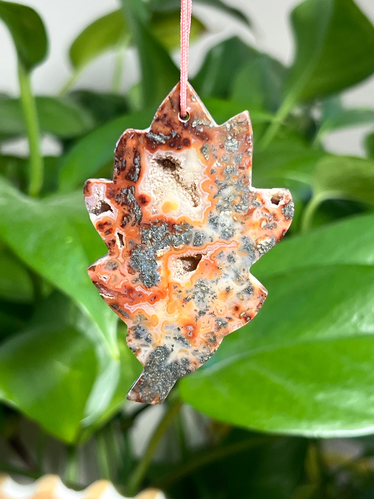 Marcasite Leaf Ornaments