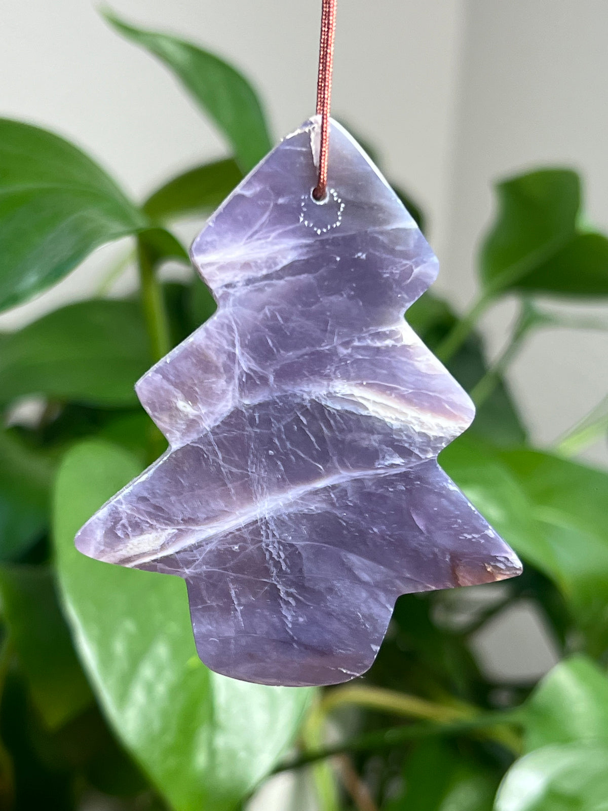 Purple Chalcedony Ornament Tree: CE