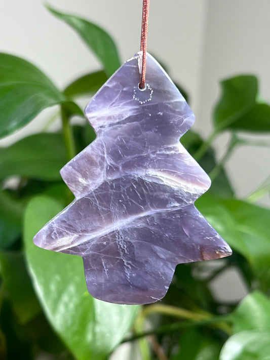 Purple Chalcedony Ornament Tree: CE