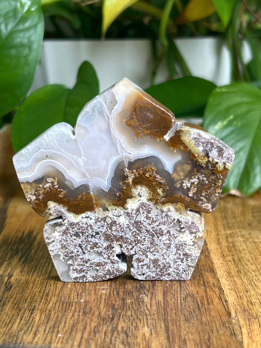 Scenic Moss Agate Flower: KC