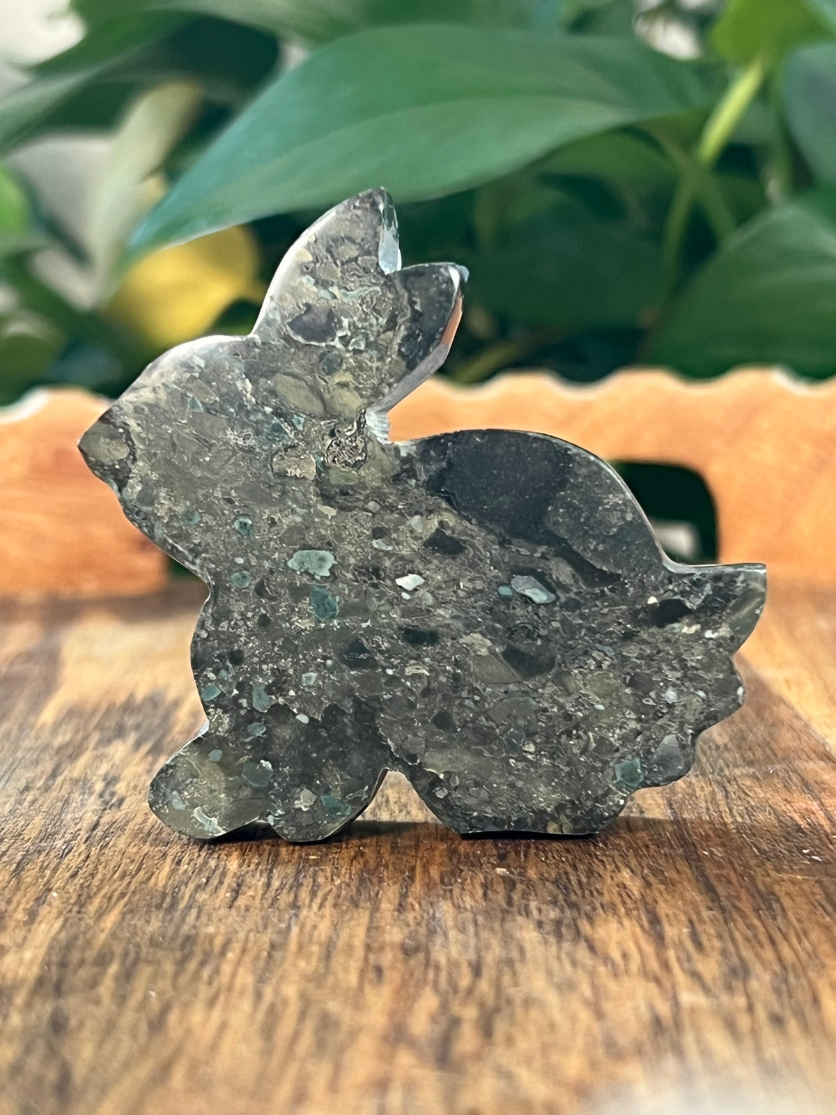 Blue Green Jasper Bunnies