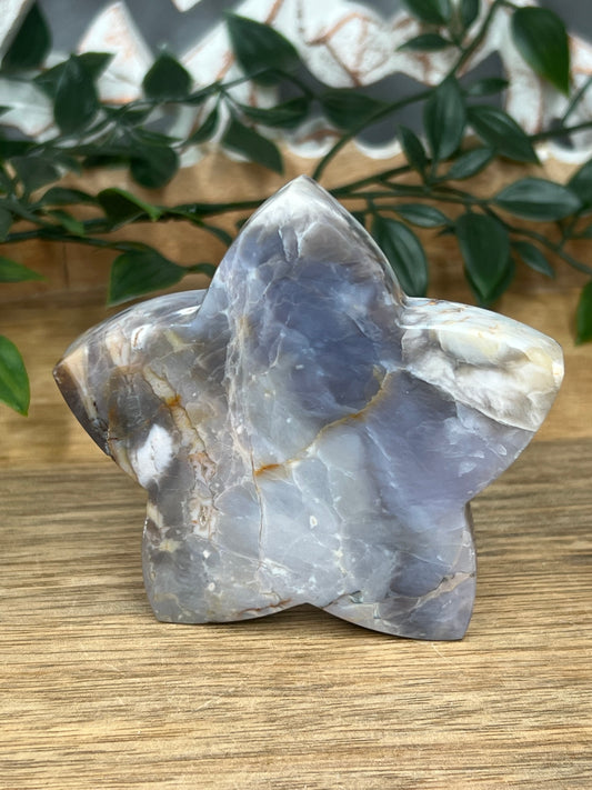 Purple Chalcedony Star