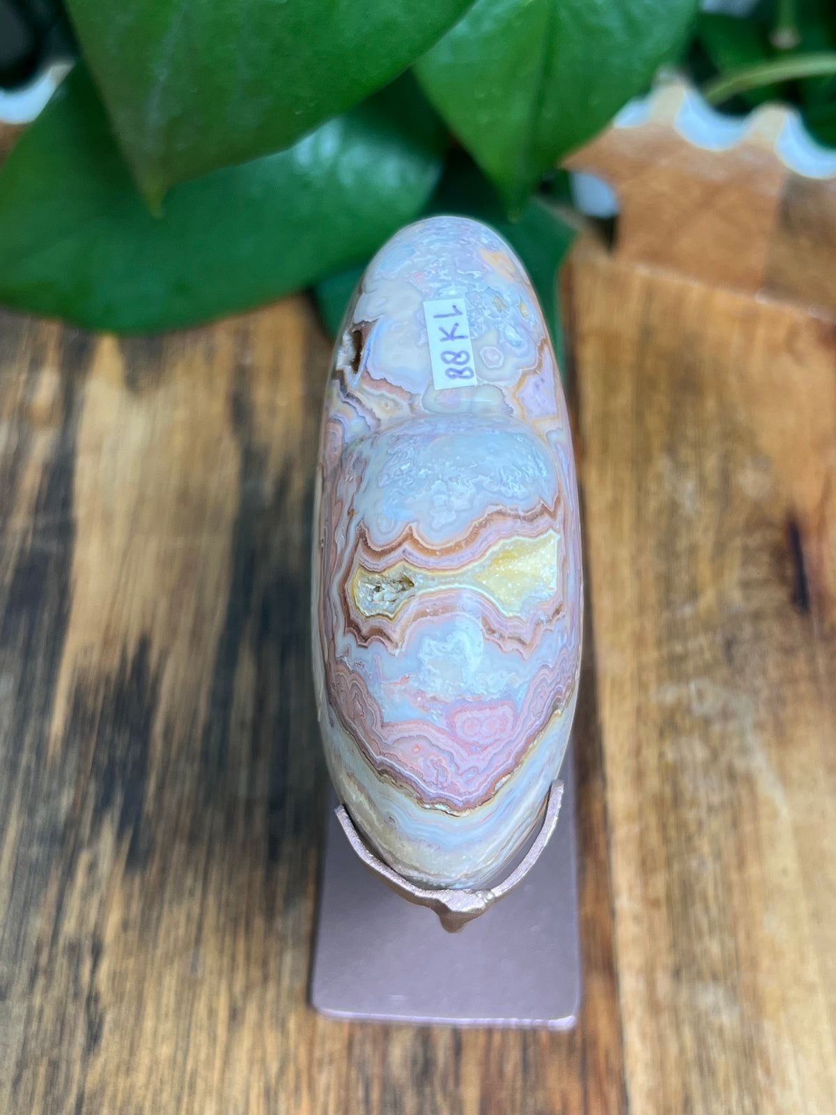 Crazy Lace Agate Heart: KL