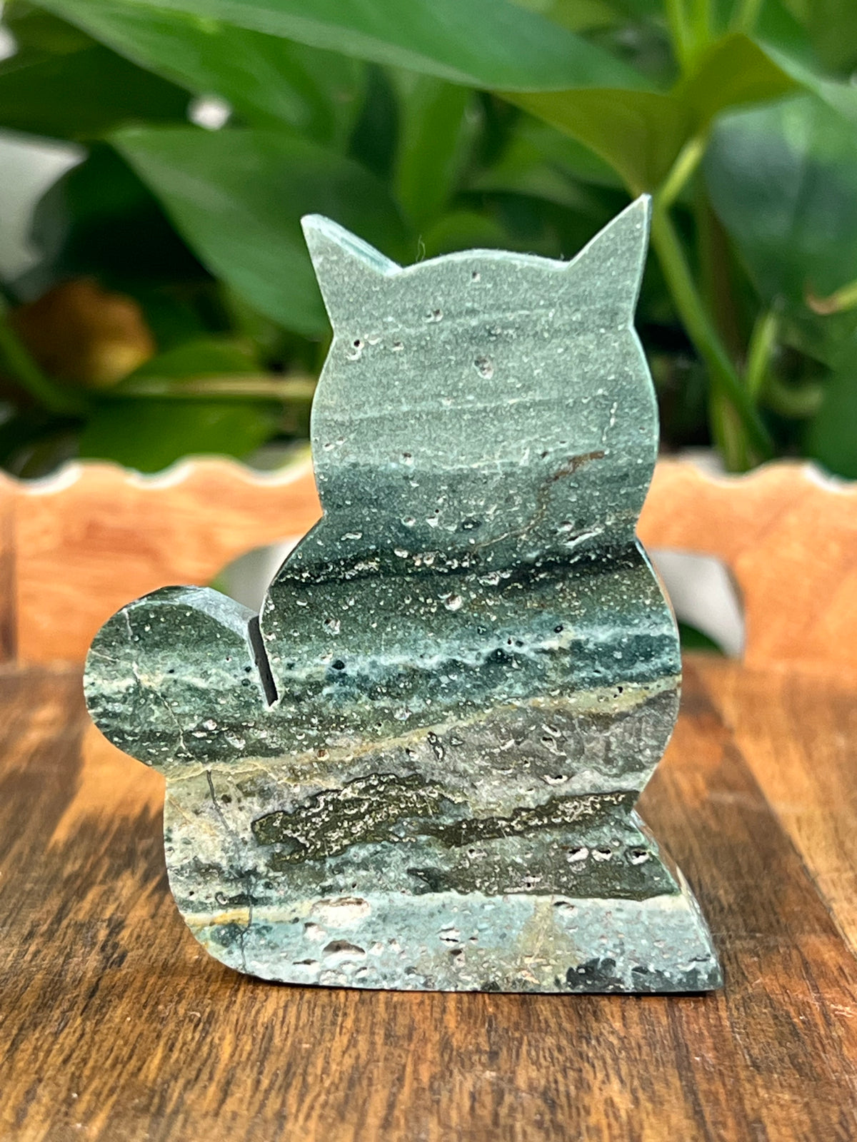 Blue Green Jasper Cats