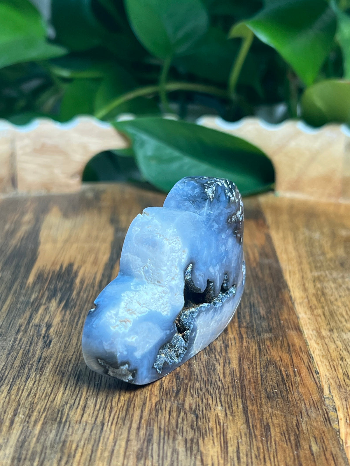 Blue Plume Agate Mini Cloud: PA