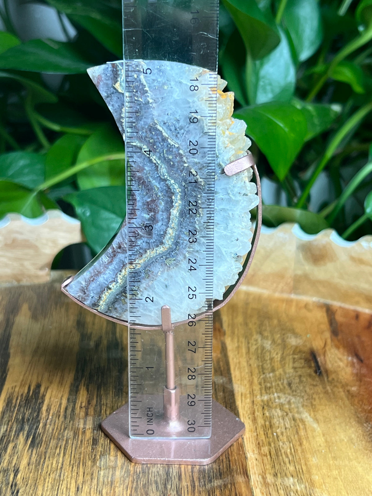 Amethyst Agate Moon: Z