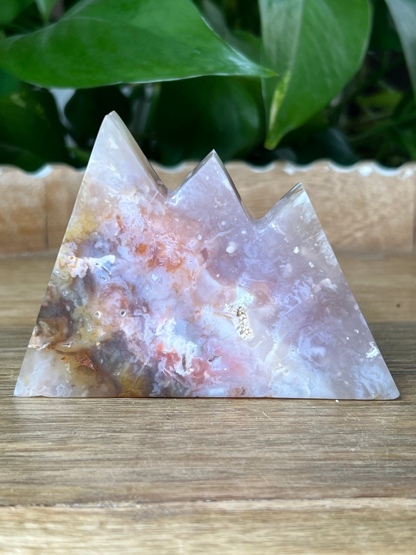 Rainbow Plume Agate Mountain