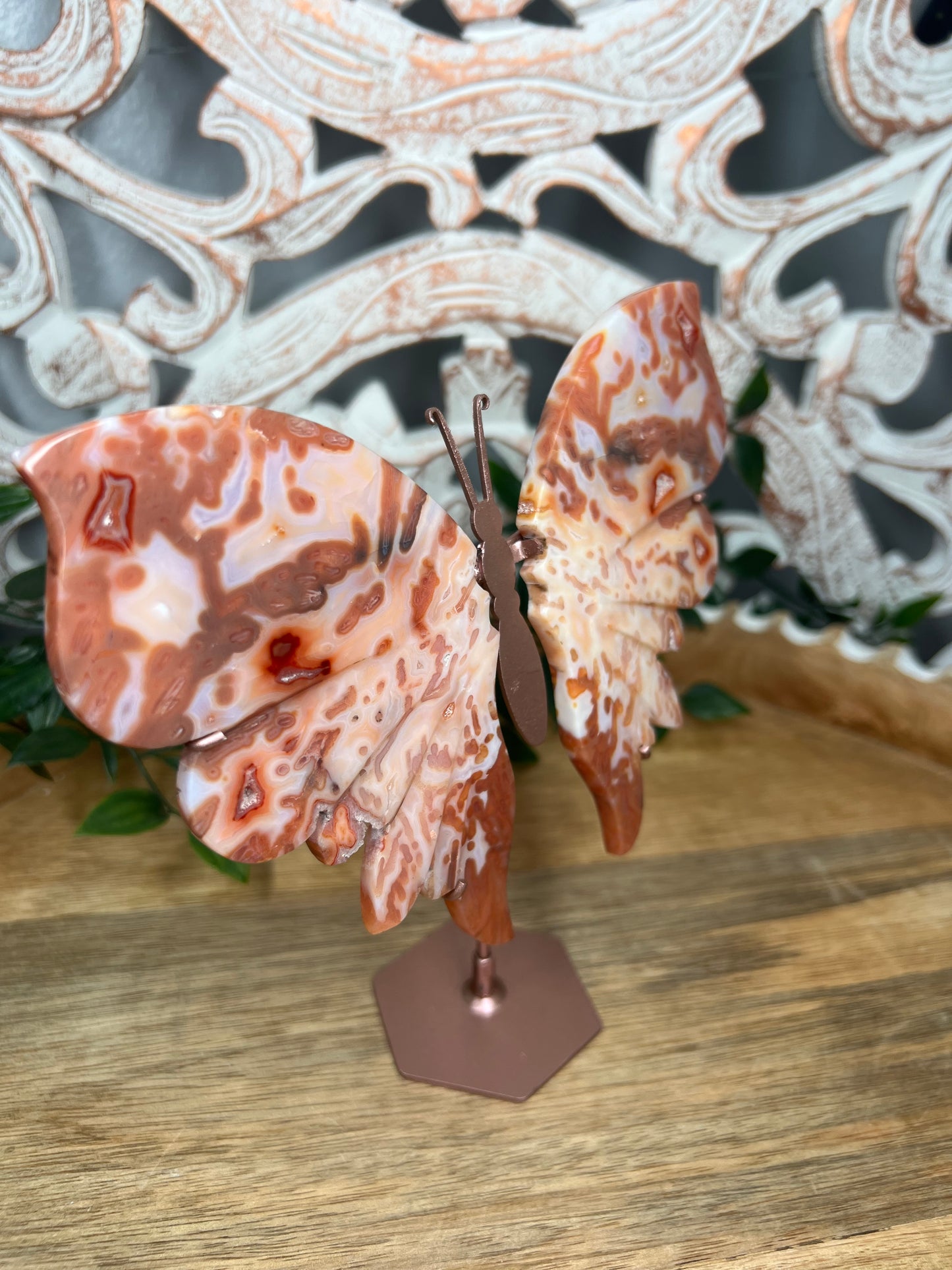 Pink Carnelian Wings