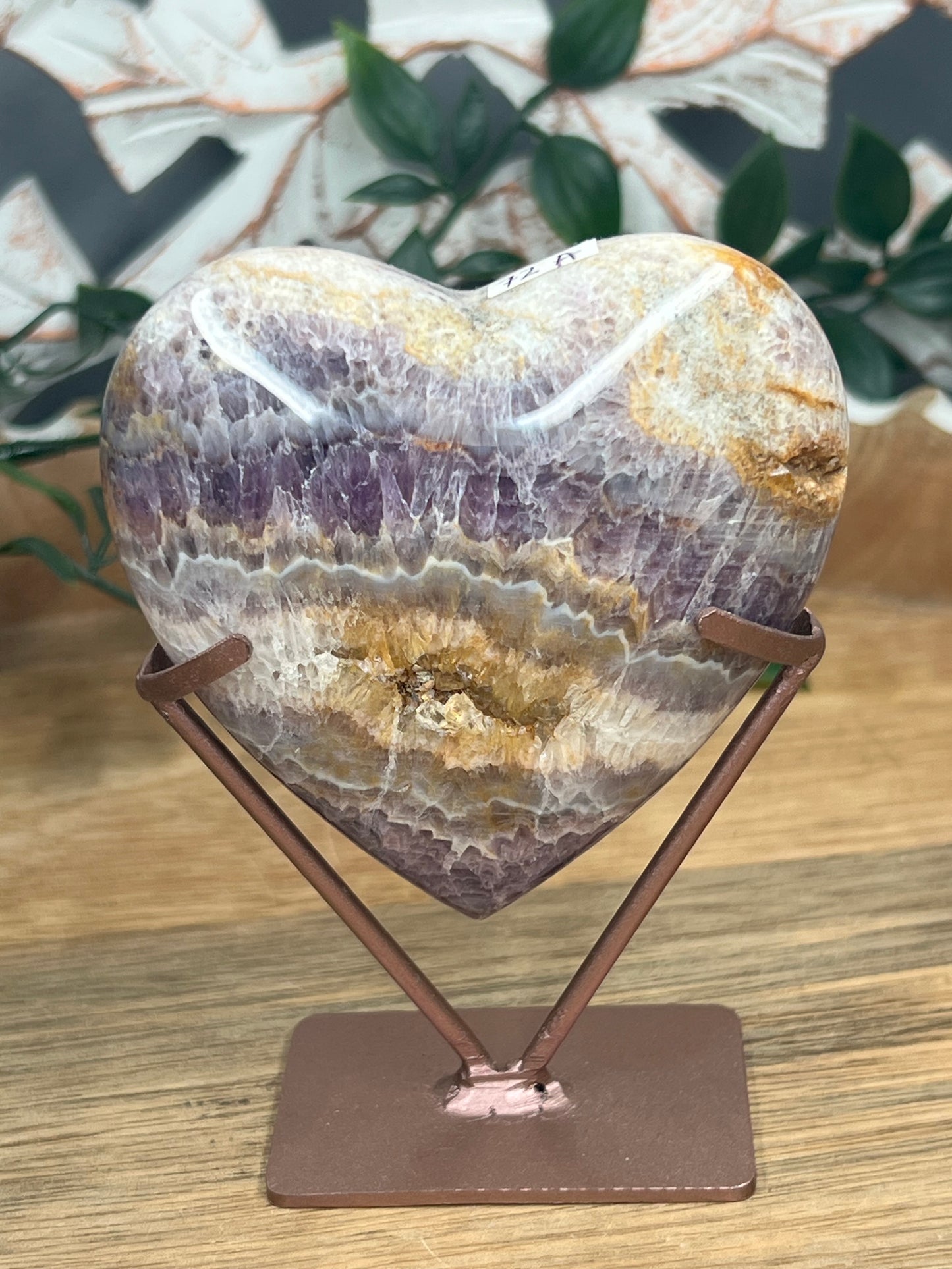 Indonesian Amethyst Heart