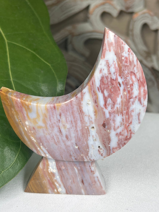 Milky Jasper Moon