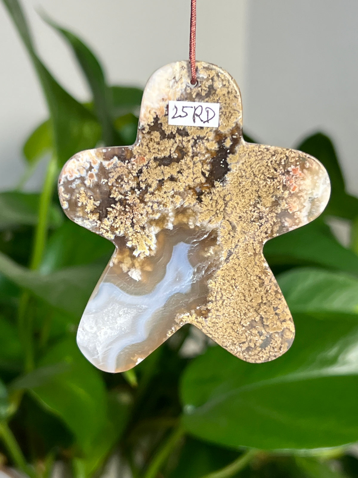 Scenic Moss Agate Gingerbread Ornaments