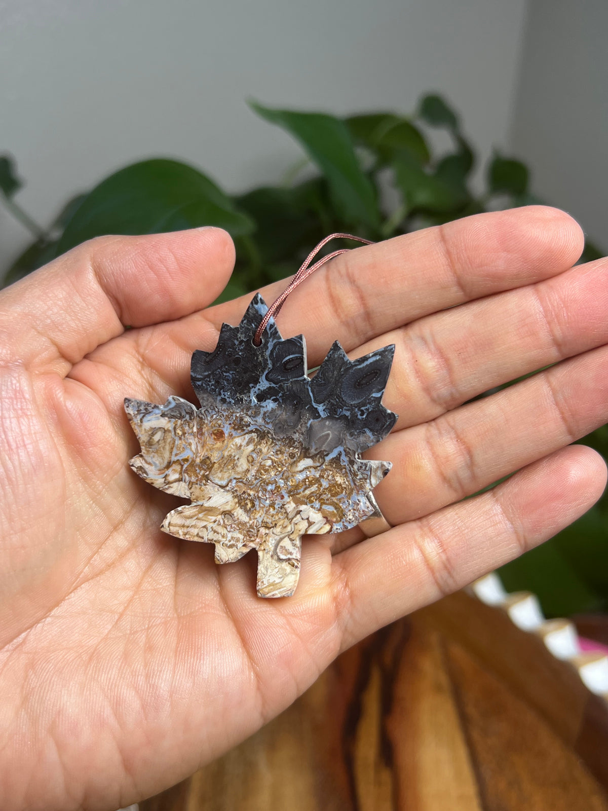 Palm Root Leaf Ornaments