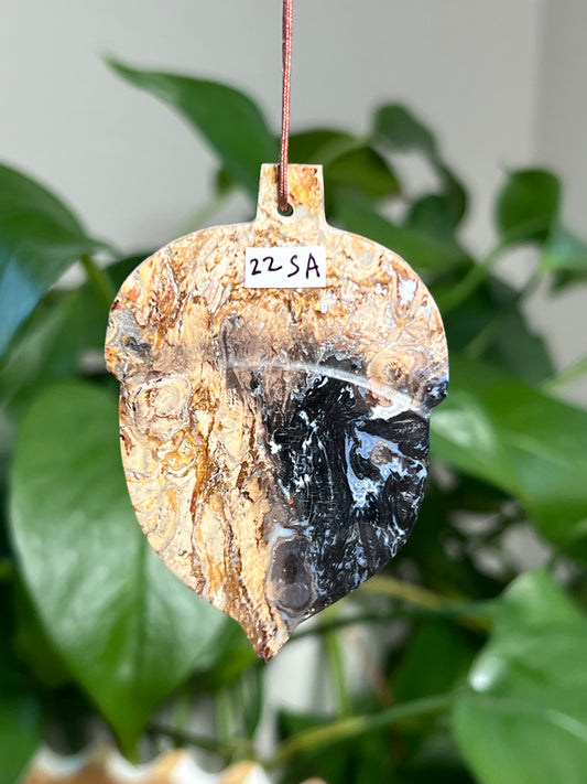 Palm Root Acorn Ornaments