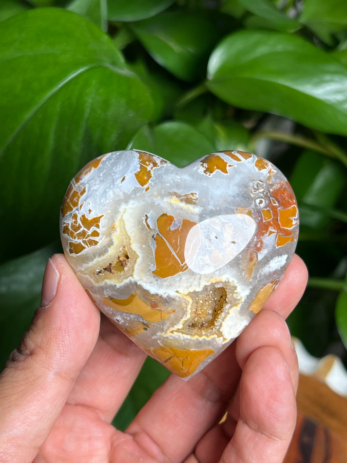 Brecciated Jasper Hearts