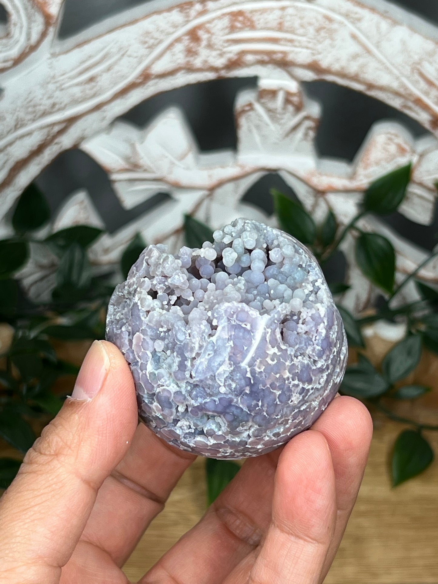 Grape Agate Sphere