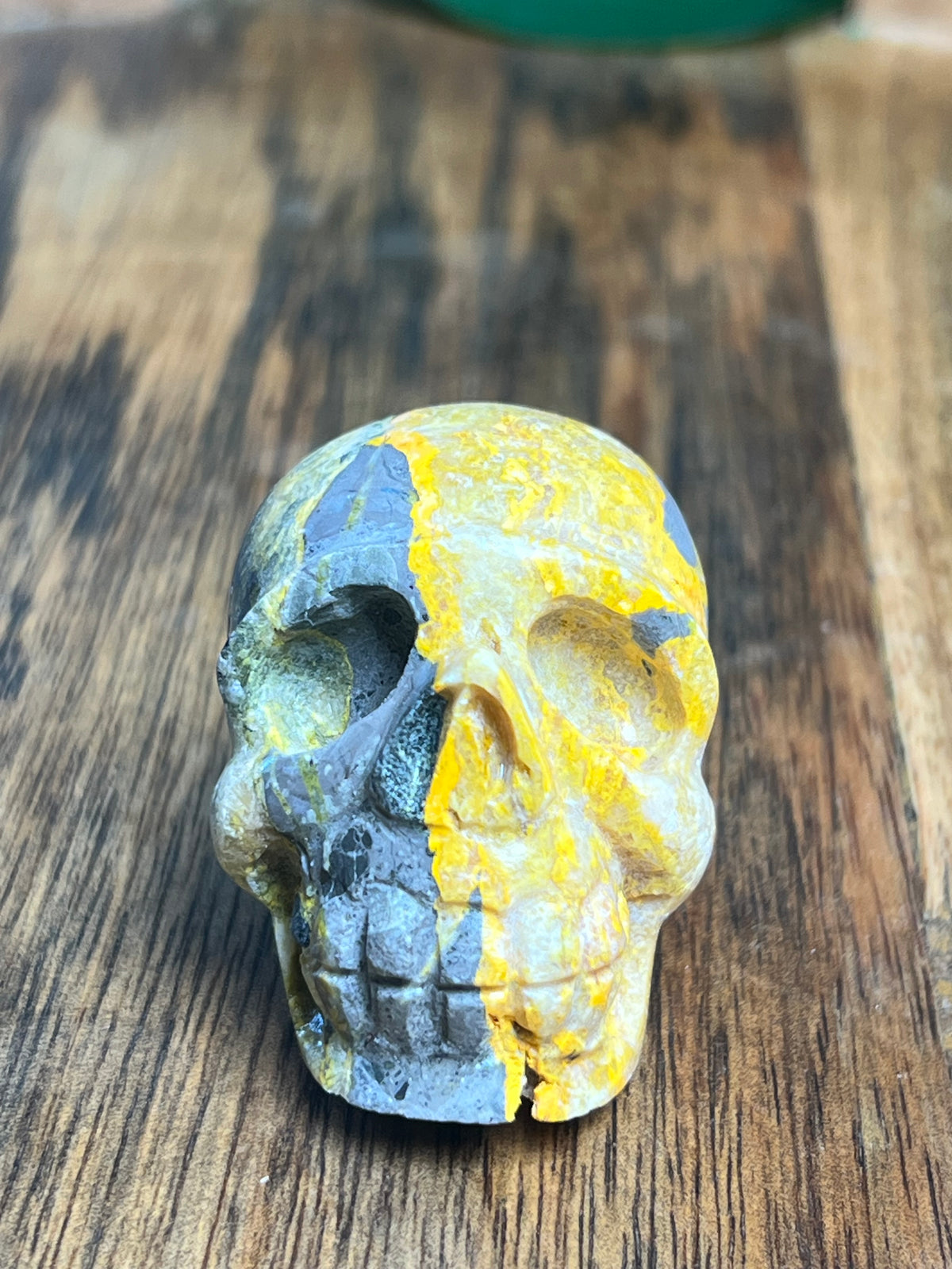 Bumblebee Jasper Mini Skull: C